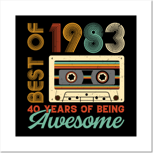 Best Of 1983 Limited Edition Birthday Posters and Art